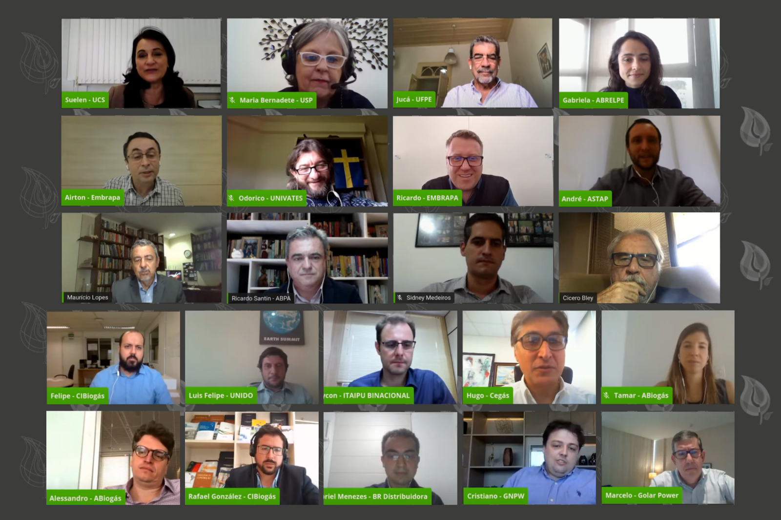 Webinars de 2020 do Fórum Sul de Biogás e Biometano foram um sucesso de público e debates